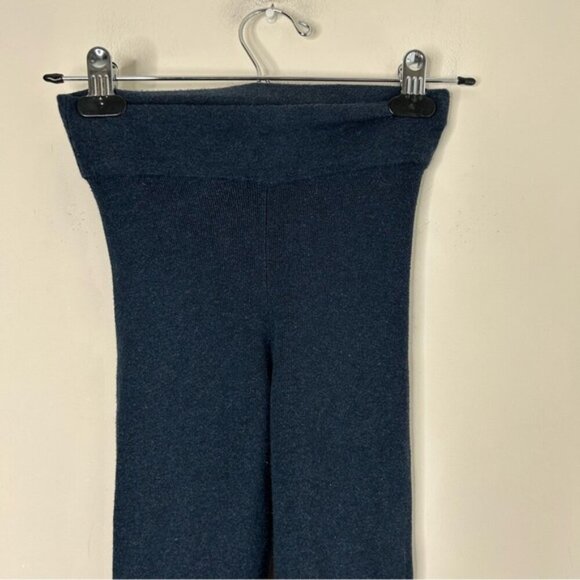 Aritzia Tna Women's Knit Leggings Y2k 2000s Navy Blue Size Small Cozy Neutral - Picture 6 of 14